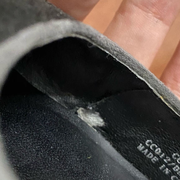 Charles David black suede pointy pumps heels shoes - Picture 10 of 10